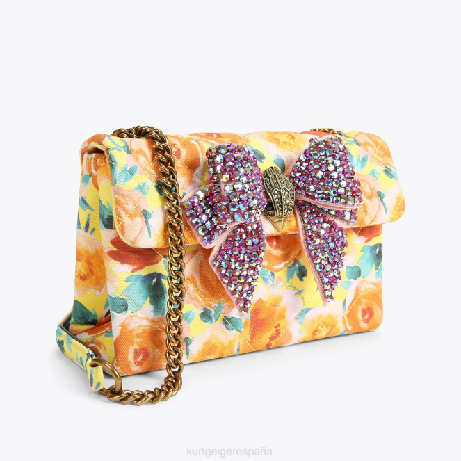 Kurt Geiger mujer londres arco medio kensington 2LPR3 | bolsas naranja